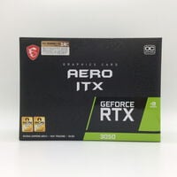 中古  MSI GeForce RTX 3050 AERO ITX 8G OC（RTX3050 8GB） 3480030204 