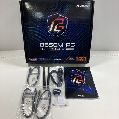 【大宮店】中古  ASRock B650M PG Riptide WiFi (B650 AM5 mATX DDR5) 168280 