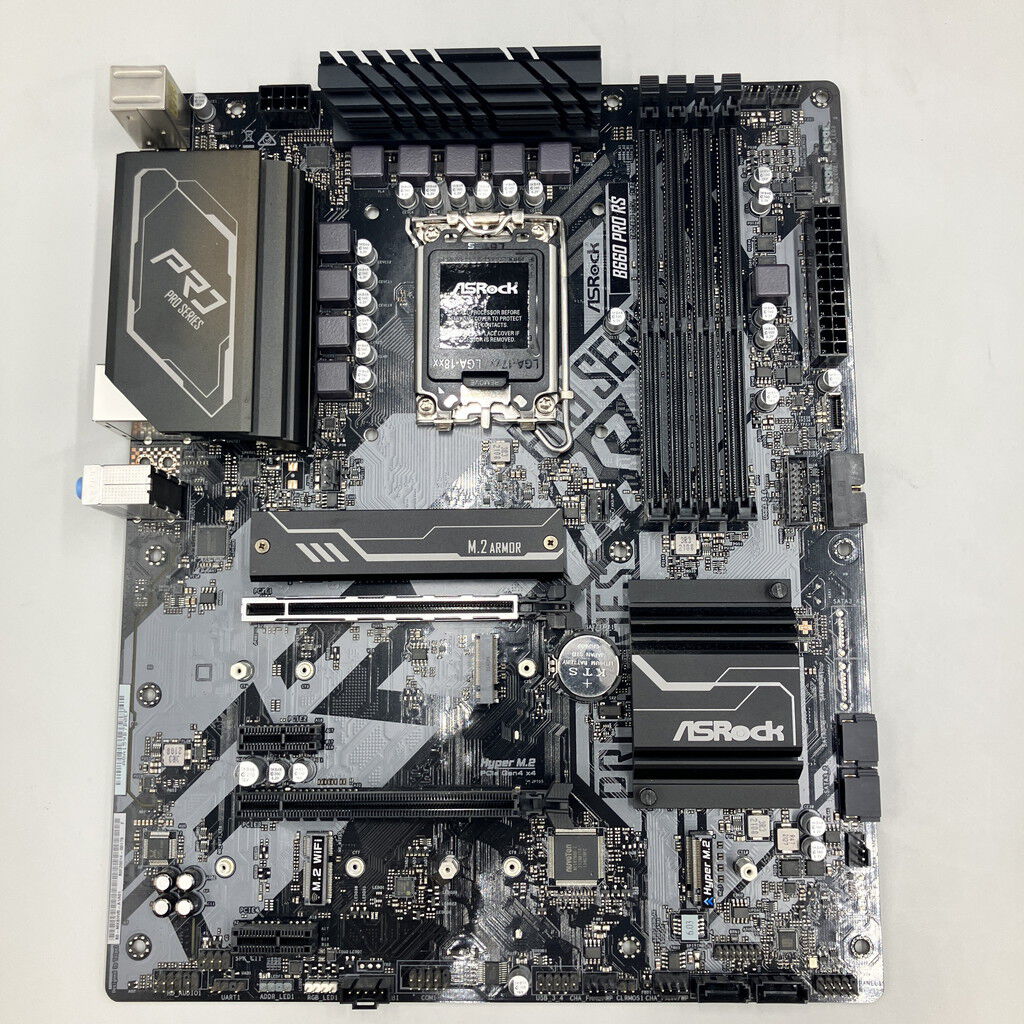 ASRock B660 PRO RS 中古品 マザーボード 中古 ASRock B660 Pro RS (B660 1700 ATX DDR4) 150348 （370424
