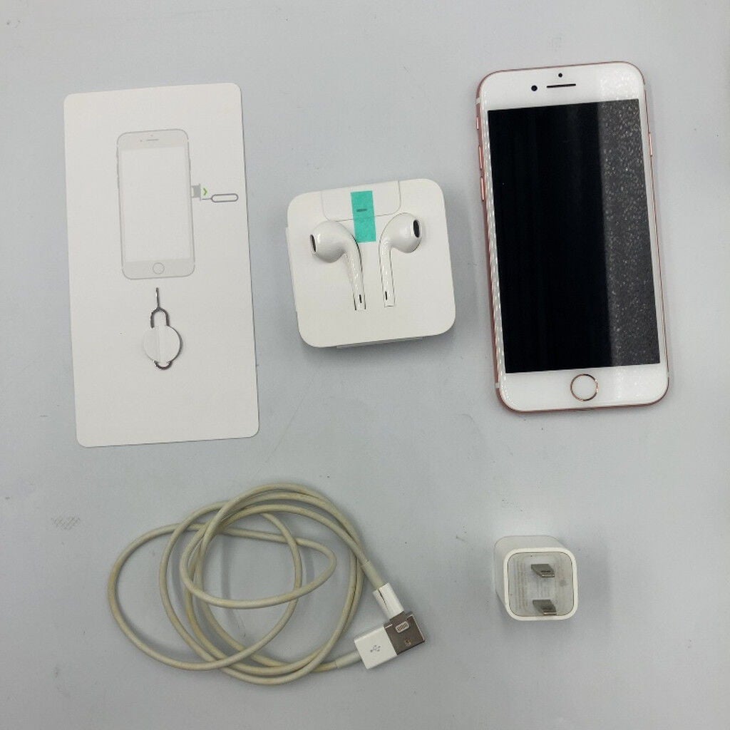 中古 【SIMロック解除済み】【docomo】 iPhone7 32GB (ローズゴールド