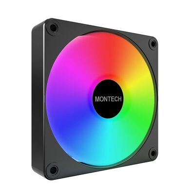 MONTECH  GF120R V2 ARGB Black (1個パック ブラック リバースブレード) 