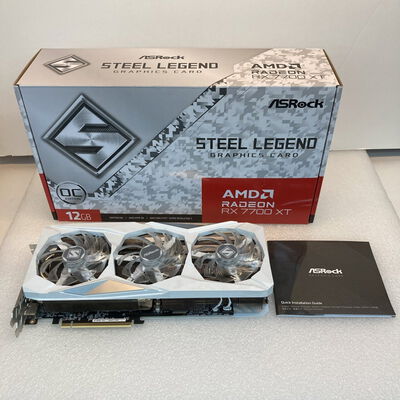 【京都店】中古  ASRock RX7700XT SL 12GO(RX7700XT Steel Legend OC) 3180006825 