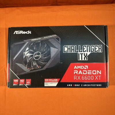 【なんば店】中古  ASRock RX6600XT CLI 8G (RX6600XT Challenger ITX 8G) 3280021998 