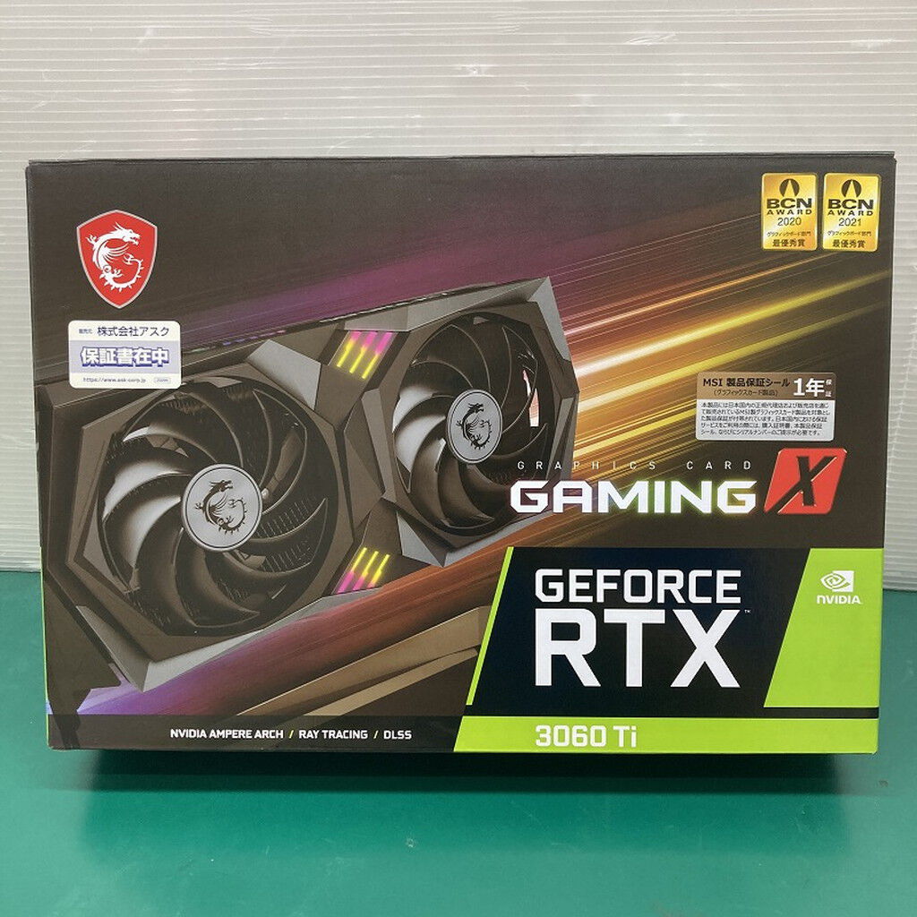 3060 Ti 8GB 中古 グラボ 中古 MSI GeForce RTX 3060 Ti GAMING X TRIO (RTX3060Ti 8GB) 144192