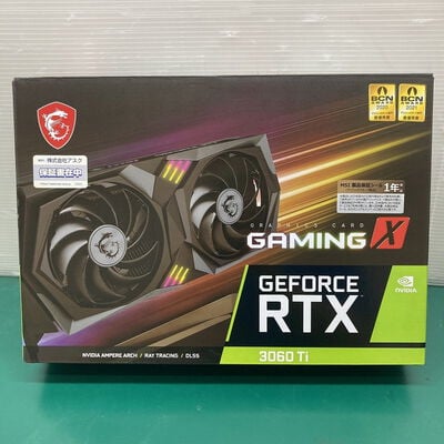 【浦添城間店(沖縄)】中古  MSI GeForce RTX 3060 Ti GAMING X TRIO (RTX3060Ti 8GB) 144192 