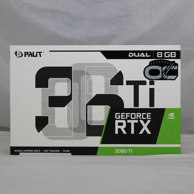 【通販センター】中古  Palit NE6306TS19P2-190AD (GeForce RTX 3060 Ti Dual OC V1 8GB) LHR版 180525 
