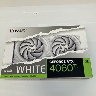【徳島住吉店】中古  Palit NE6406T019P1-1048L(RTX4060Ti WHITE 8G) 175561 