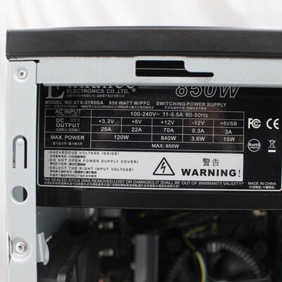 【通販センター】中古  インバースネット FRONTIER(Intel Core i7 9700F/32GB DDR4 (PC4)/SSD1TB/BD-RE/NVIDIA GeForce RTX 2070 SUPER 8GB/W11H64 MAR) 195908 