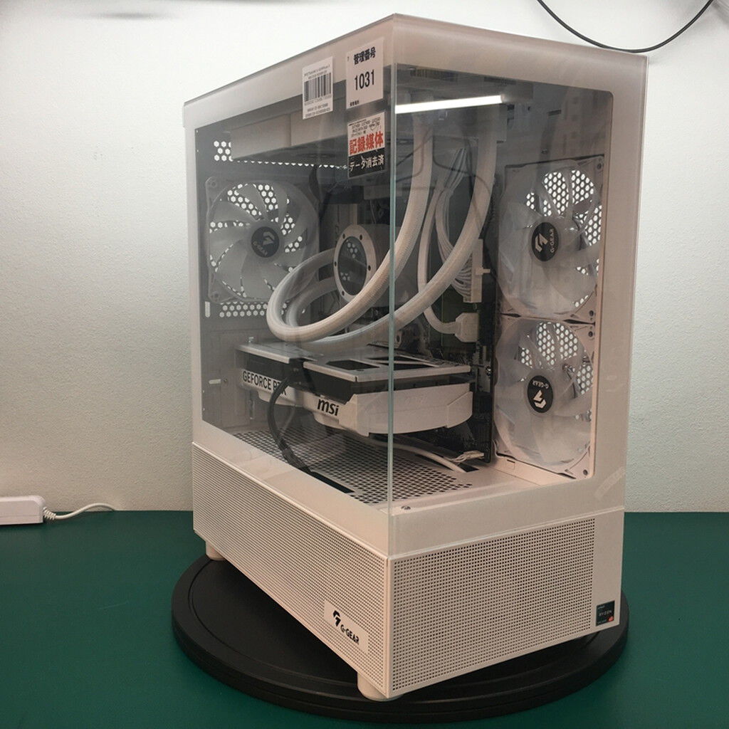 中古 TSUKUMO G-GEAR(Ryzen 5 7600/32GB/SSD1TB/RTX5070/ドライブなし
