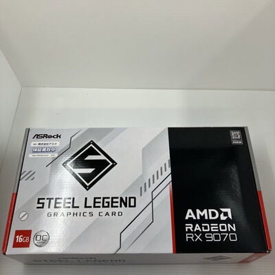 【秋葉原本店】中古  ASRock RX9070 SL 16GO Steel Legend 16G (RX9070 16G) 3410013458 