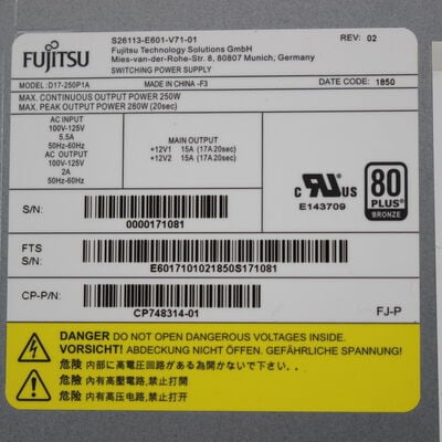 中古  Fujitsu ESPRIMO D588/TW 