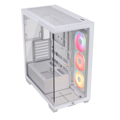 Corsair  3500X LX-R RGB iCUE LINK White CC-9011325-WW (E-ATX ガラス ホワイト) 