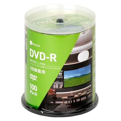 Miraisell  MS2-DR120PWC-100S (DVD-R 4.7GB 100枚) 