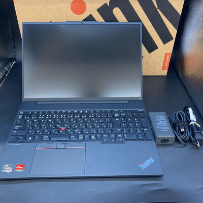 【宇都宮鶴田店】中古  Lenovo ThinkPad E16 Gen 2 AMD (AMD Ryzen5 7535U 2.9GHz/16GB/SSD256GB/-/オンボード/16/1920x1200/Wi-Fi/WEBCAM/W11P64) 176149 