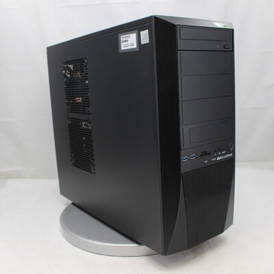 【通販センター】中古  THIRDWAVE GALLERIA KT(Intel Core i7 8700/16GB DDR4 (PC4)/SSD500GB/DVDマルチ/NVIDIA GeForce GTX 1060 6GB/W11H64 MAR) 191322 