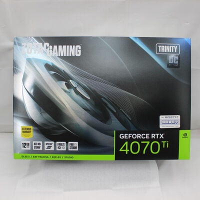 【通販センター】中古  ZOTAC ZT-D40710J-10P (RTX4070Ti 12GB) 154201 