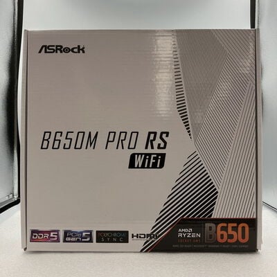 【新潟店】中古  ASRock B650M Pro RS WiFi (B650 AM5 mATX DDR5) 3290006836 