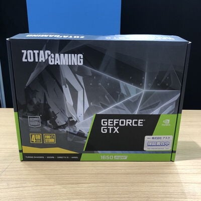 【甲府飯田店】中古  ZOTAC GAMING GeForce GTX1650 SUPER Twin Fan ZT-T16510F-10L (GTX1650 SUPER 4GB) 141898 