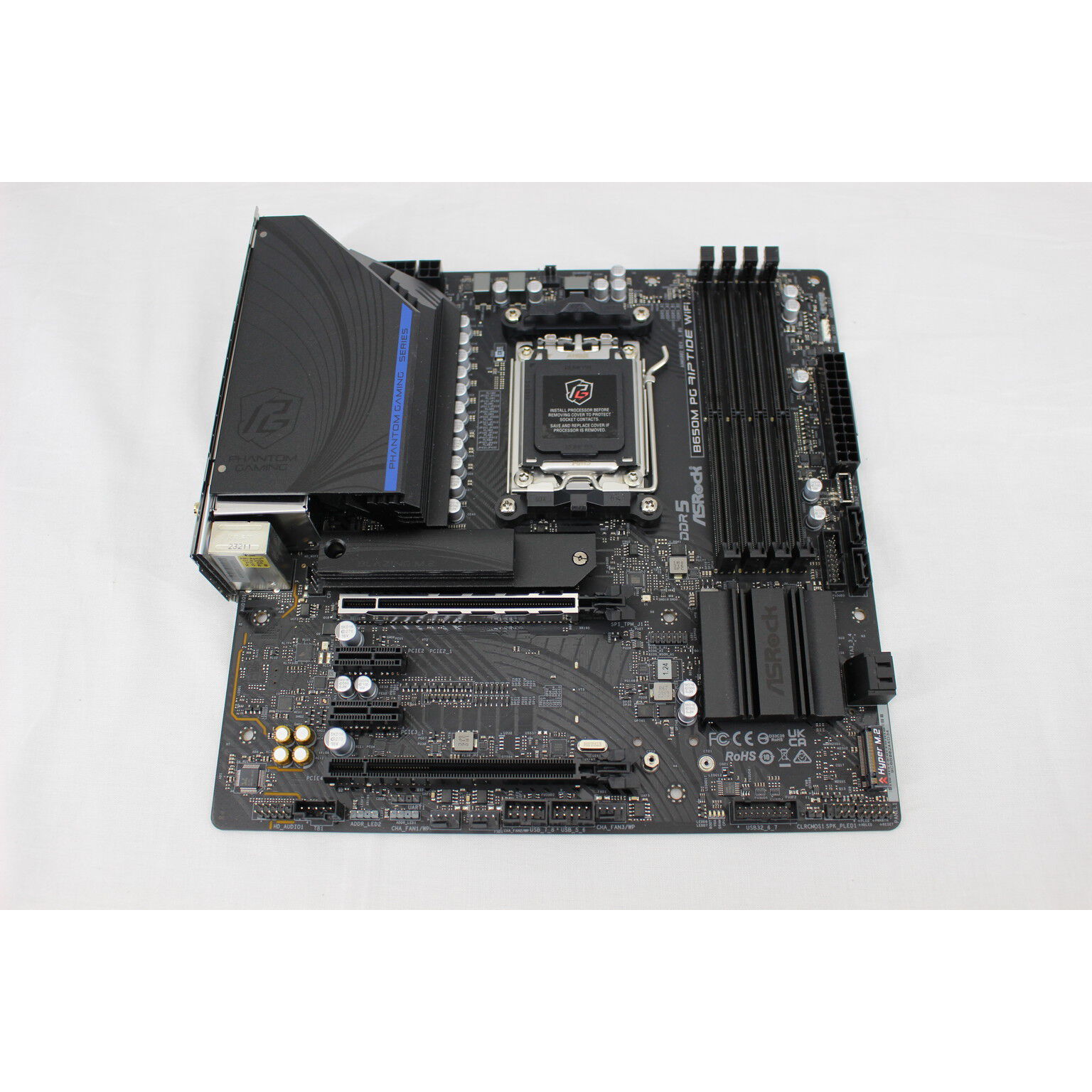 中古 _ASRock B650M PG Riptide WiFi (B650 AM5 mATX DDR5) 167562 ｜  パソコン通販のドスパラ【公式】