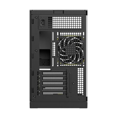 Geometric Future  MODEL 3 with 5FAN GF-M3-GB PLUS (MicroATX ガラス グレー／ブラック) 