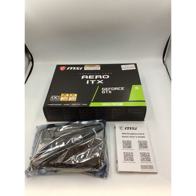 【座間相武台】中古  MSI GeForce GTX 1660 SUPER AERO ITX OC（GTX1660SUPER 6GB） 3480037061 