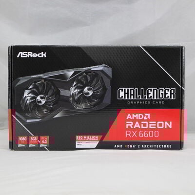 中古  ASRock Radeon RX 6600 Challenger D 8GB（RX 6600 8GB） 3480033036 