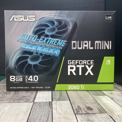 【広島店】中古  【LHR版】ASUS DUAL-RTX3060TI-8G-MINI-V2 (RTX3060Ti 8GB LHR) 175520 
