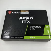 中古  MSI GeForce GTX 1660 AERO ITX 6G OC (GTX1660 6G GDR5) 139181 