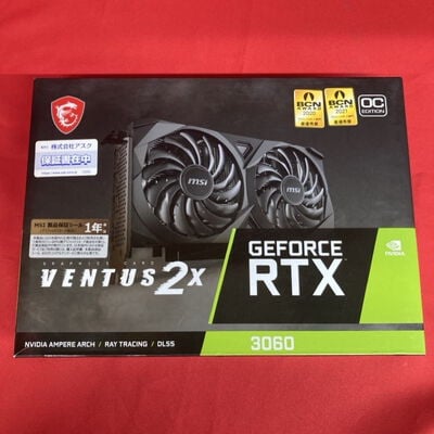 【千葉店】中古  MSI GeForce RTX 3060 VENTUS 2X 12G OC (RTX3060 12GB) 144777 