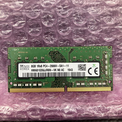 【富士青葉店】中古  SKhynix ノートPC用メモリ(PC4-21300 8GB DDR4-2666) 5070002289 