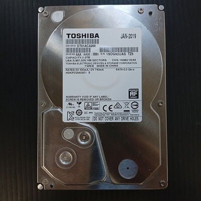 【大須店】中古  TOSHIBA DT01ACA200（3.5インチ HDD 2TB SATA） 3480033832 