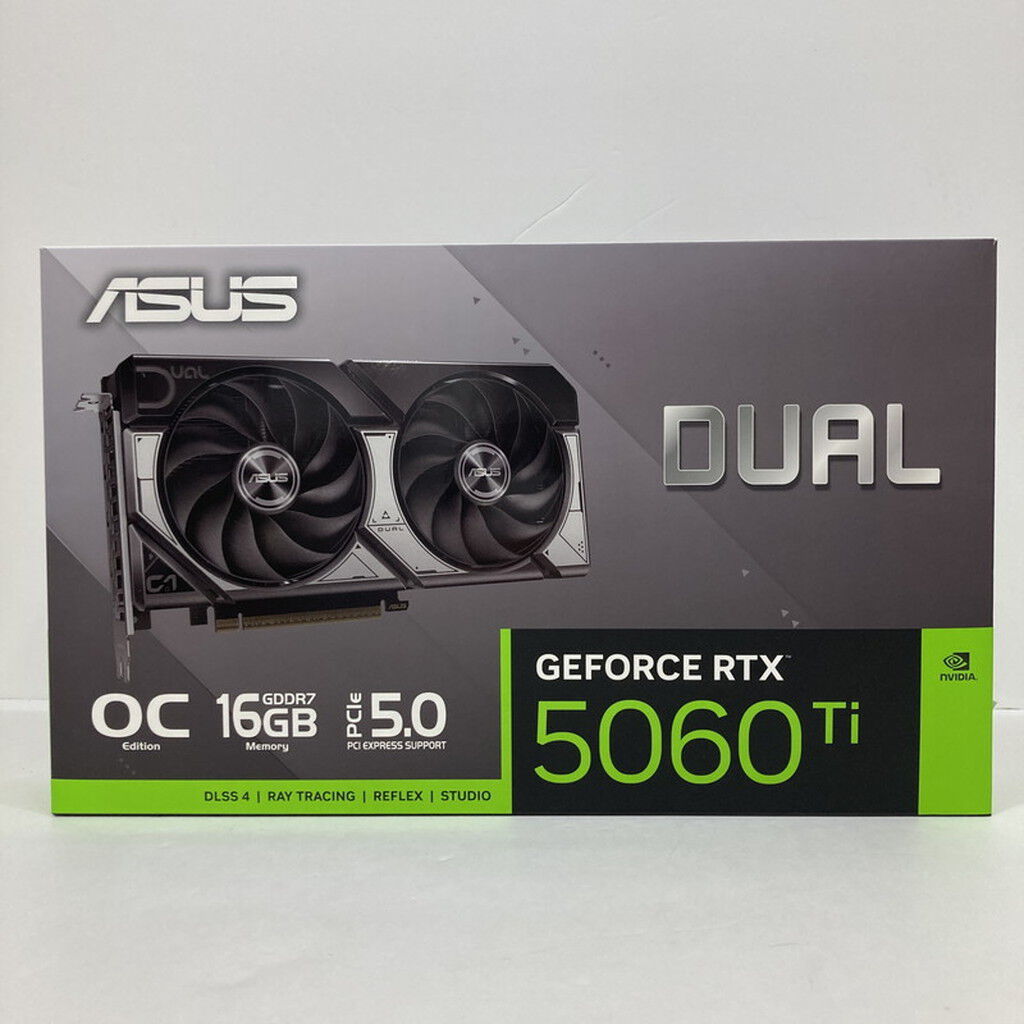 中古 ASUS DUAL-RTX5060TI-O16G (RTX5060Ti 16G) 178229 （313872