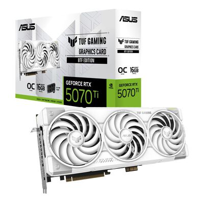ASUS  TUF-RTX5070TI-O16G-BTF-WHITE (GeForce RTX 5070 Ti 16GB) 
