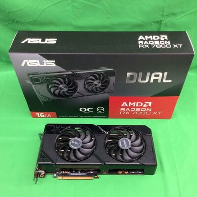 【川崎店】中古  ASUS DUAL-RX7800XT-O16G (RX7800XT 16GB) 3120024264 