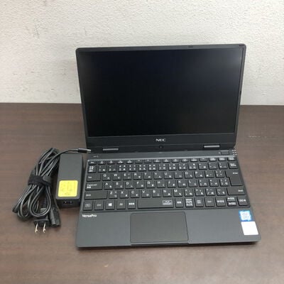 【福山ココローズ店】中古  NEC VersaPro VKT13H-5 PC-VKT13HZG5 (Intel Core i5 8200Y 1.30GHz/8GB/SSD256GB/なし/オンボード/12.5/1920x1080/Wi-Fi/WEBCAM/W11H MAR) 184437 