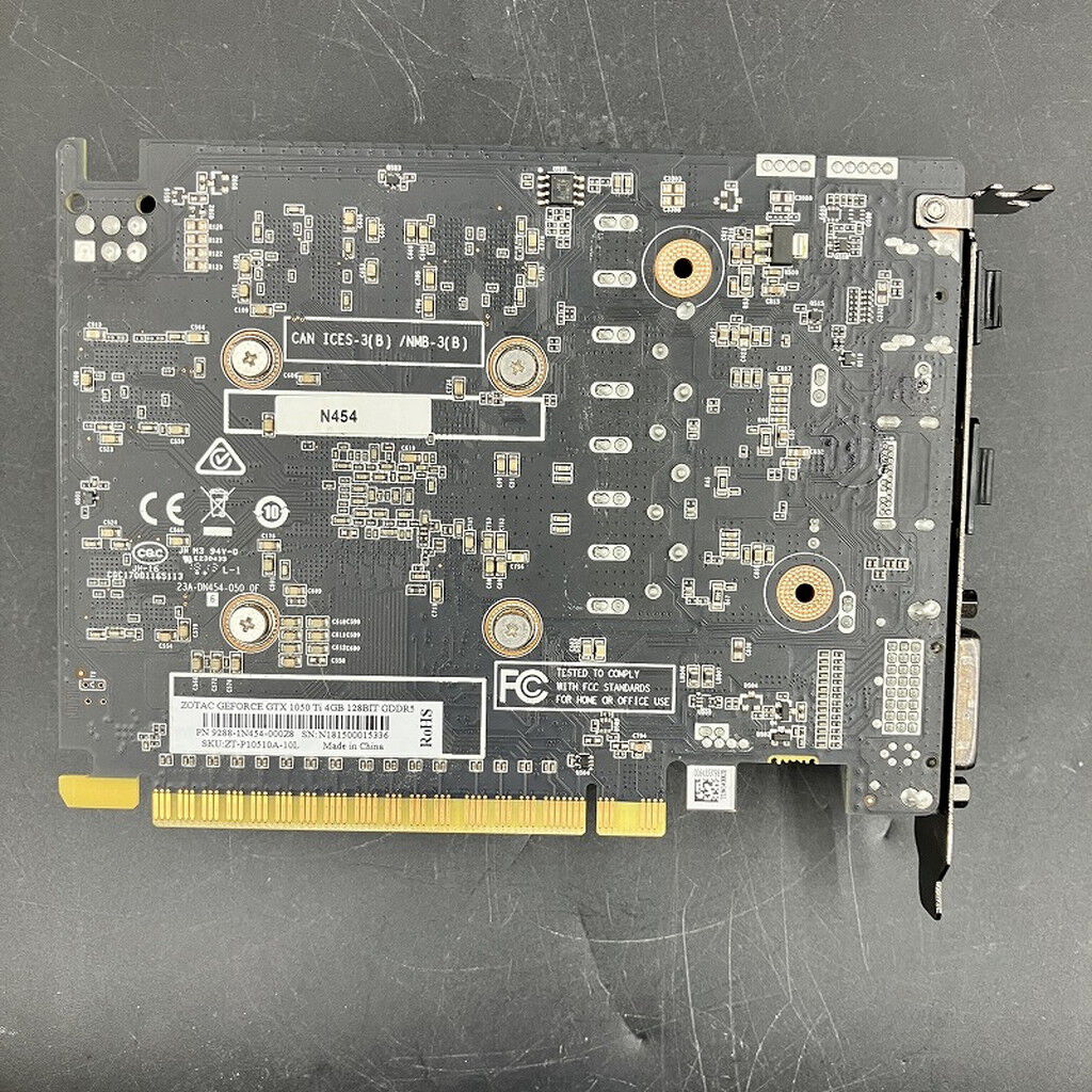 中古 ZOTAC GEFORCE GTX 1050 Ti 4GB 3120023542 ｜ パソコン通販の