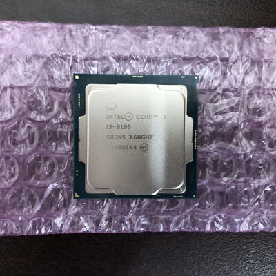 【福山ココローズ店】中古  INTEL Core i3 8100 (1151/3.60GHz/6M/C4/T4) 136202 