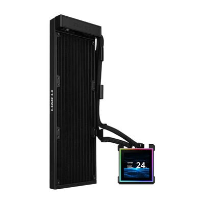Lian-Li  HydroShift II LCD-S 360 fanLESS GHS2LCDS36NB (360mm ファンレス ブラック) 