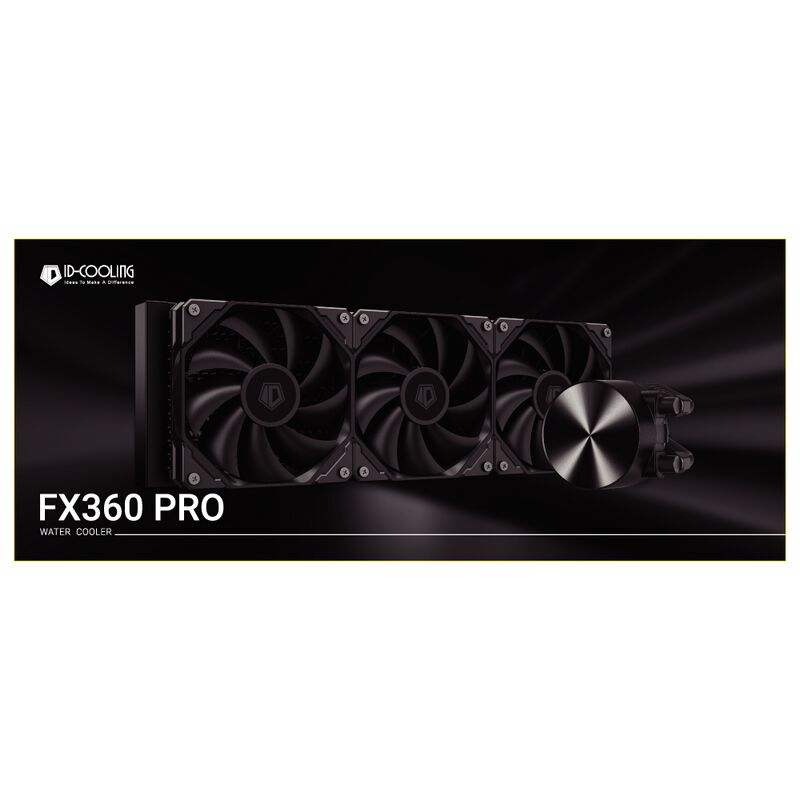 ID-COOLING FX360-PRO (3連ファン AIO 水冷CPUクーラー ブラック