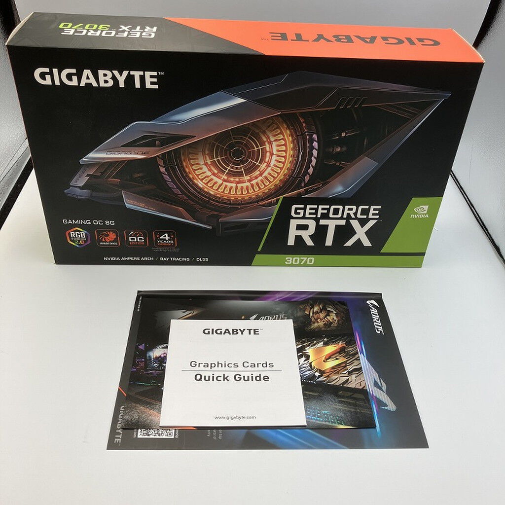 中古 GIGABYTE GV-N3070GAMING OC-8GD (RTX3070 8G) 143899 （359542