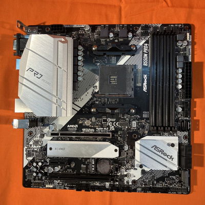 【なんば店】中古  ASRock B550M Pro4 (B550 AM4 mATX DDR4) 142938 