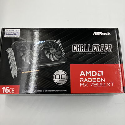 【なんば店】中古  ASRock RX7800XT CL 16GO RX7800XT Challenger OC (RX7800XT 16GB) 162732 