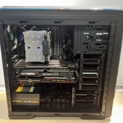 【鹿児島店】中古  自作PC(i7 9700K/16GB/SSD500GB+128GB/RTX2070/W10H) 4700000676