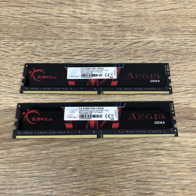 【津ラッツ店】中古  8GB 2枚組(合計16GB) PC4-25600/DDR4-3200 デスクトップ用 190923 