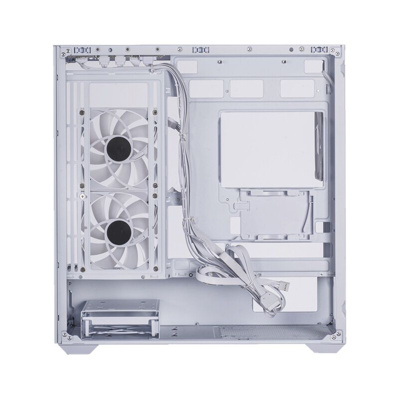 玄人志向 KRC-mT01W (MicroATX ガラス ホワイト) ｜ パソコン通販の