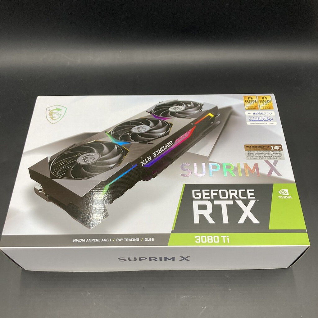 中古 MSI GeForce RTX 3080 Ti SUPRIM X 12G (RTX3080Ti 12GB) 146245