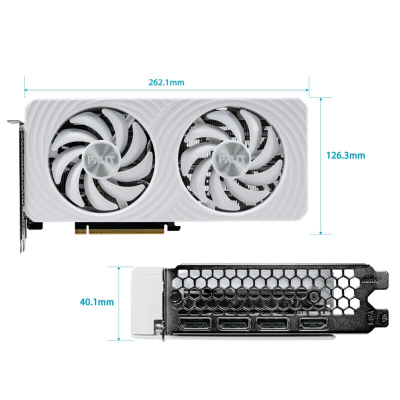 Palit NE7506TU19T1-GB2061M (GeForce RTX 5060 Ti White OC 16GB