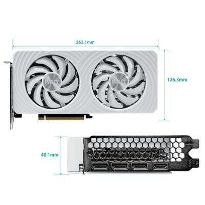 Palit  NE7506TU19T1-GB2061M (GeForce RTX 5060 Ti White OC 16GB) 
