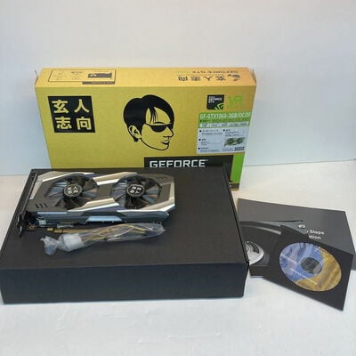 【京都店】中古  玄人志向 GF-GTX1060-3GB/OC/DF(GTX1060 3GB) 3180006374 