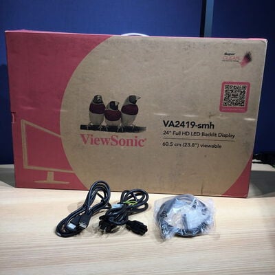 【松山環状枝松店】中古  Viewsonic VA2419-SMH-7 (23.8”W 1A1H 5ms IPS) 182907 